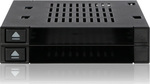 Icy Dock flexiDOCK Dual 2.5 Inch SSD Dock Trayless Hot-Swap SATA/SAS Mobile Rack for External 3.5 Inch Bay Μαύρο (MB522SP-B)