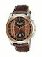Kenneth Cole Men's Watch 42mm Battery with Brown Leather Strap