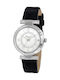 Kenneth Cole Γυναικείο Ρολόι 32mm Μπαταρίας με Μαύρο Δερμάτινο Λουράκι
