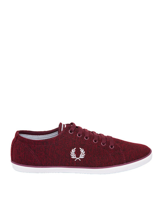 Kingston Jersey Sneakers Burgundy