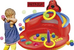 K's Kids Inflatable Bouncer Patrick Ball Pit