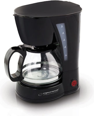 Esperanza Robusta Mașină de cafea cu filtru 650W Negru