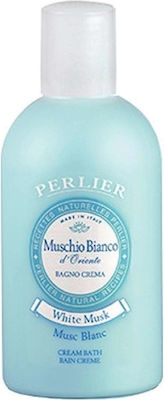 Perlier White Musk Bath Cream Κρεμώδες Αφρόλουτρο για Άνδρες White Musk 500ml