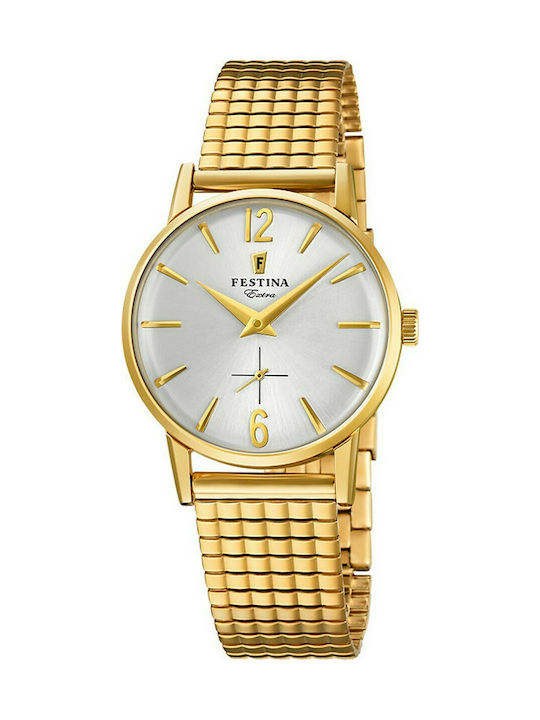 Festina Uhr mit Gold Metallarmband F20257/1