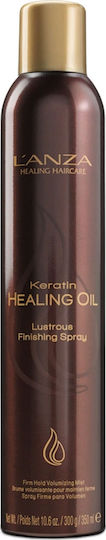 L' Anza Keratin Healing Oil Λακ για Ελαφρύ Κράτημα 350ml