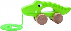 Tooky Toys Schiebespielzeug Κροκόδειλος Συρόμενος aus Holz für 12++ Monate