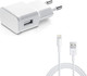BWOO Φορτιστής με Θύρα USB-A και Καλώδιο Lightning Λευκός (Welike HY-096)