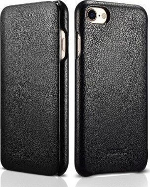 Xoomz Xoomz Leather Buchen Sie Leder Schwarz (iPhone SE 2022/2020/8/7)