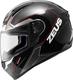 Zeus ZS-811 Full Face Helmet ECE 22.05 / DOT 1380gr AL6 Black/Red ZS811AL6BL