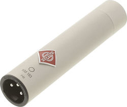 Neumann Condenser (Small Diaphragm) XLR Microphone KM-183 Shock Mounted/Clip On Mounting Voice Nickel in Silver Color