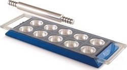 Marcato Design 10 place blue mould for Pasta Ravioli 34x12.5x2cm and Pasta Design Blue