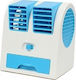 USB Office/Home Mini Air Conditioner with Water Blue Mini Air Cooler Blue