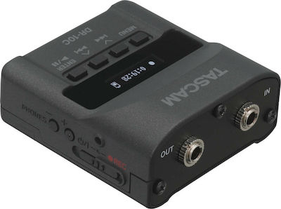 Tascam Μονοκάναλος Ψηφιακός Φορητός Εγγραφέας Μπαταρίας για Εγγραφή σε Κάρτα Μνήμης με Διάρκεια Εγγραφής 8 Ώρες και Τροφοδοσία USB