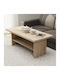 Rectangular Central Coffee Table Law 115 Wooden Sonoma L115xW55xH48cm
