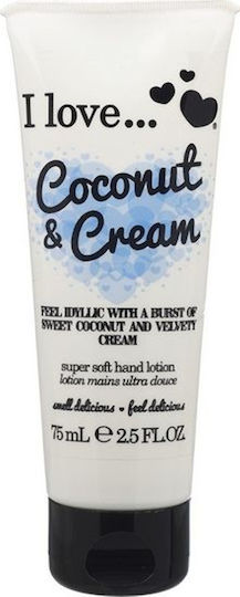 I Love Cosmetics Super Soft Moisturizing Hand Cream Coconut & Cream 75ml