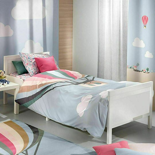 Saint Clair Детско покривало Единично Balloons Син 160x220cm