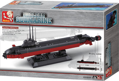 Sluban Building Block Nuclear Submarine for 6+ years 79pcs