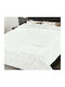 Pierre Cardin Nancy 656/29 Natural Κουβέρτα Βελουτέ Υπέρδιπλη 220x240εκ. Λευκή