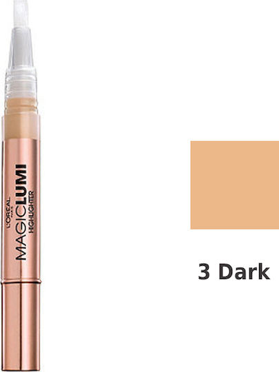 L'Oreal Paris Lumi Magique Touch Licht Textmarker Stift 3 Dunkle 1,5ml