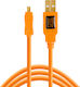 Tether Tools USB 2.0 Cablu USB-A - mini USB-B Portocaliu 4.6m CU8015-ORG