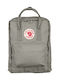 Fjallraven Kanken Fabric Backpack Waterproof Gray 16lt
