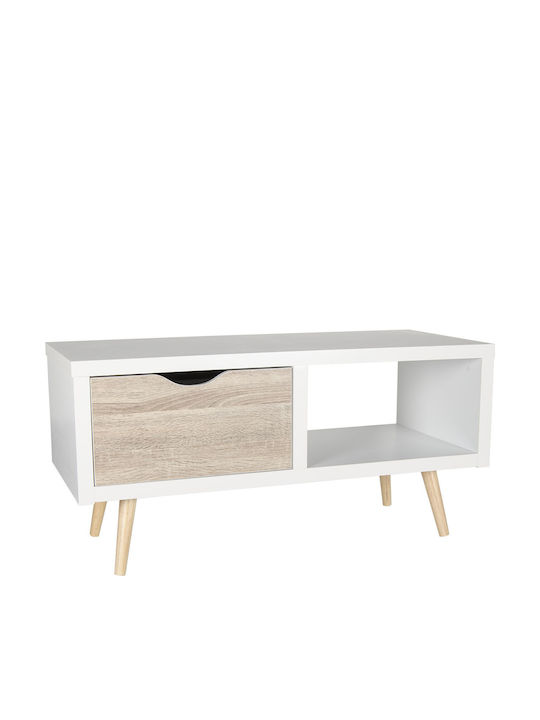 TV Stand White L90xW45xH43.5cm