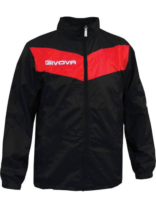 Givova Scudo Μπουφάν Αντιανεμικό Black / Red