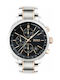 Hugo Boss Grand Prix Uhr Chronograph Batterie mit Silber Metallarmband