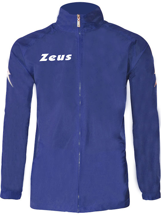 Zeus Kway Men's Jacket Waterproof and Windproof Royal