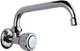 Fiore Astro U-Shaped Wall Kitchen Faucet Silver