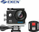 Eken H9R Action Camera 4K Ultra HD Υποβρύχια (με Θήκη) με WiFi Μαύρη με Οθόνη 2.0"