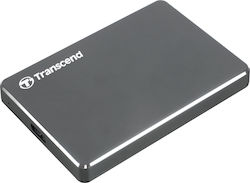 Transcend StoreJet 25C3 USB 3.1 Extern HDD 2TB 2.5" Gri