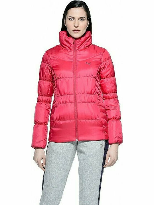 Puma Essentials Women's Short Puffer Jacket for Winter Pink