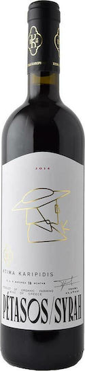 Κτήμα Καριπίδη Βιολογικό Κρασί Pétasos Syrah Ερυθρό Ξηρό 750ml
