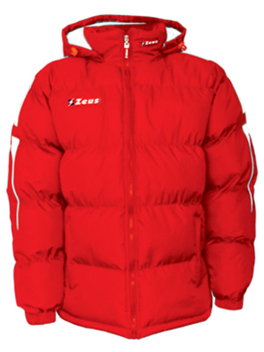 Zeus Giubbotto Rangers Winter Jacket Puffer Red