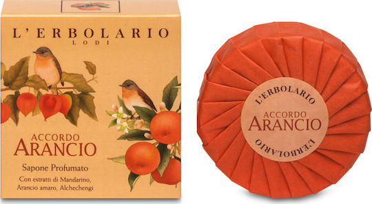 L' Erbolario Accordo Arancio Sapone Profumato Μπάρα Σαπουνιού με Καρύδα 100gr