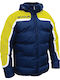 Givova Antartide G010 Men's Winter Puffer Jacket Blue / Yellow