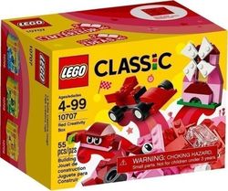 Lego Classic Red Creativity Box 55pcs for 4 - 99 Years Old