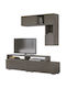 Wohnzimmer TV-Einheit Smart No 1B Braun L202xB45xH200cm
