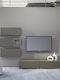 Smart No 7C Living Room TV Unit Gray L338xW45xH150cm