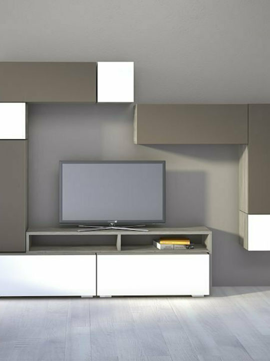 Wohnzimmer TV-Einheit Smart No 7A Weiß L272xB45xH200cm