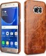 iCarer Oil Wax Back Cover Δερμάτινο Καφέ (Galaxy S7 Edge)