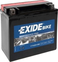 Exide Μπαταρία Μοτοσυκλέτας Maintenance Free YTX20H-BS με Χωρητικότητα 18Ah