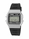 Casio Collection Ψηφιακό Ανδρικό Ρολόι 38mm Μπαταρίας με Μαύρο Καουτσούκ Λουράκι