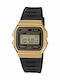 Casio Digital Men's Watch 35mm Battery with Black Rubber Strap