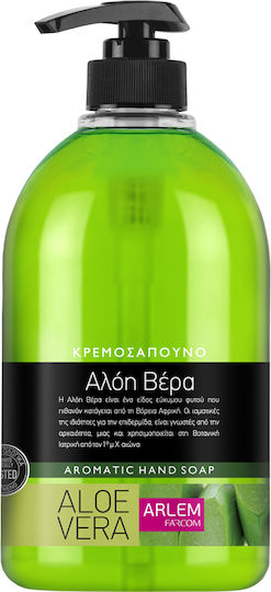 Farcom Arlem Aloe Vera Aromatic Hand Soap με Αλόη Βέρα & Καρύδα 1000ml