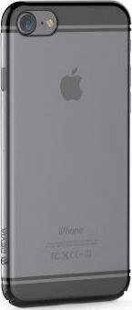 Devia Glimmer V2 Silicone Back Cover Black for iPhone 8/7 Plus