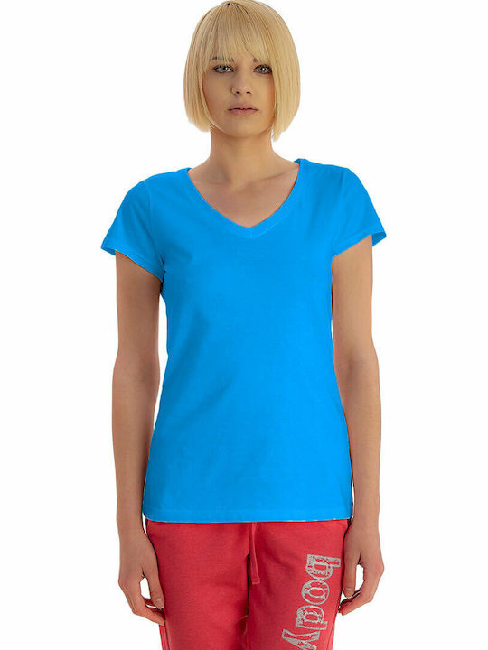 Bodymove Γυναικείο T-shirt Μπλε