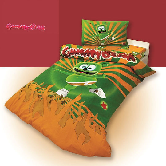 Viopros Sheet Set Semi-double Cotton Gummy Bear Star 160x250cm