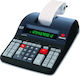 Olivetti Logos 912 Калкулатор Ролка Хартия За Разписки 12 Цифри В Черен Цвят